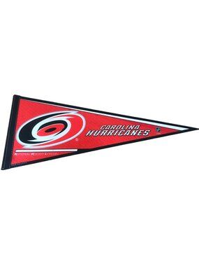 Carolina Hurricanes Pennant NHL Flag By WinCraft 12 X 30" Hockey